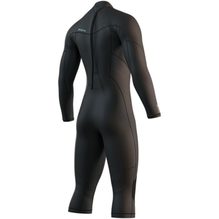 2025 Mystic Mens Brand 3/2mm Long Arm Short Leg Back Zip Wetsuit 35000.250032 - Black